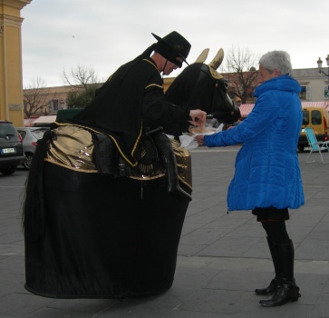 Sylvie Muset et le cavalier