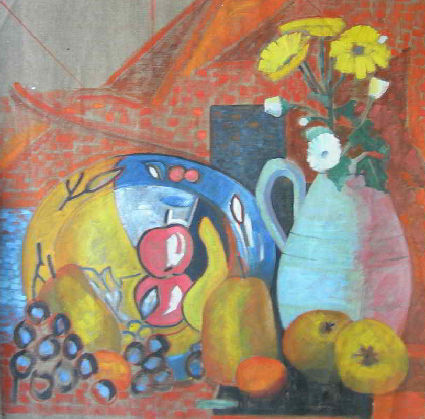 Nature morte sur toile étude