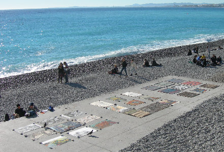 Exposition sur la promenade des Anglais