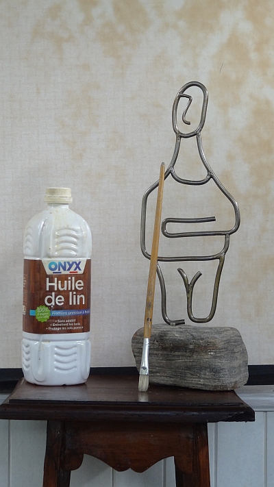 Nature morte à l'huile de lin